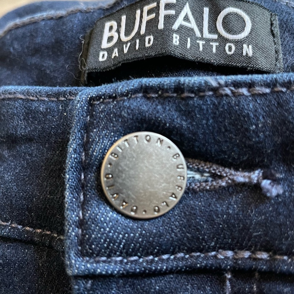 BUFFALO David Burton Alyssa High Rise Straight Leg Stretch Denim Jeans, Sz 10/30 - Picture 5 of 12